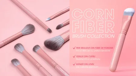 Pensula de machiaj corn fiber
