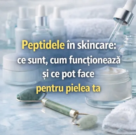 Peptidele în skincare: ce sunt, cum funcționează și ce pot face pentru pielea ta Peptidele în skincare: ce sunt, cum funcționează și ce pot face pentru pielea ta
