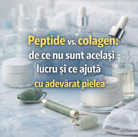 Peptide vs. colagen: de ce nu sunt același lucru și ce ajută cu adevărat pielea