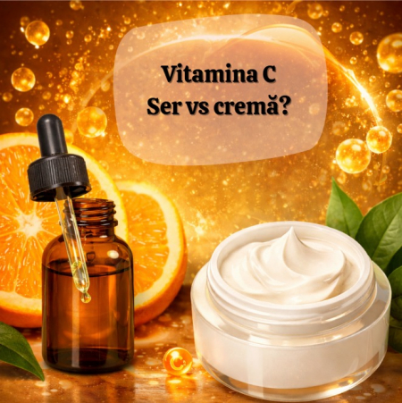 Vitamina C: Ser vs cremă?