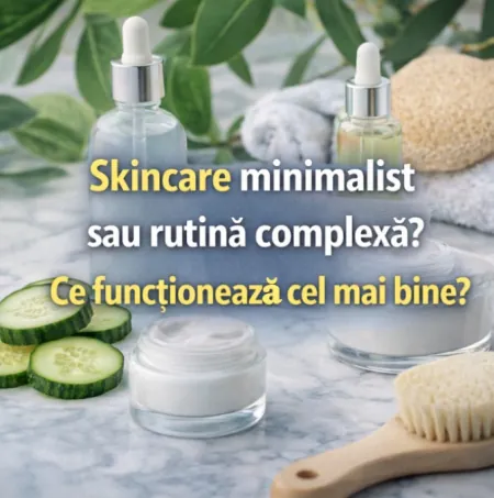 Skincare minimalist sau rutină complexă? Ce funcționează cel mai bine? Skincare minimalist sau rutină complexă? Ce funcționează cel mai bine?