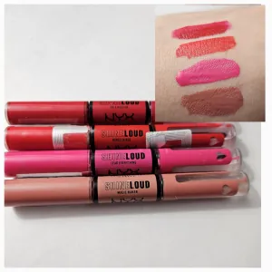 Poza reala Ruj lichid Nyx Professional Makeup Shine Loud Pro Pigment Shine Cash Flow