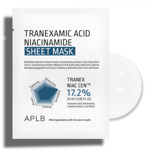 Masca luminozitate APLB Tranexamic Acid Niacinamide Sheet Mask