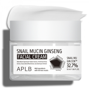 Crema revitalizanta pentru piele terna si riduri APLB Snail Mucin Ginseng Facial Cream