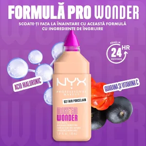 Fond de ten NYX Professional Makeup Make `EM Wonder Fair Porcelain
