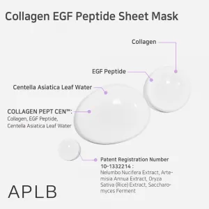 Masca hidratanta APLB Collagen EGF Peptide Sheet Mask