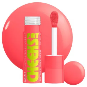 Fard de Obraz Lichid NYX Professional Makeup Fat Cheeks Juicy Liquid Blush 05 Peach Plunge