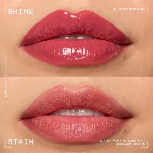 Luciu Tint de Buze NYX Professional Makeup I.V. Lip Gloss Stain Bubblegum Burst