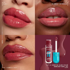 Luciu Tint de Buze NYX Professional Makeup I.V. Lip Gloss Stain Bubblegum Burst