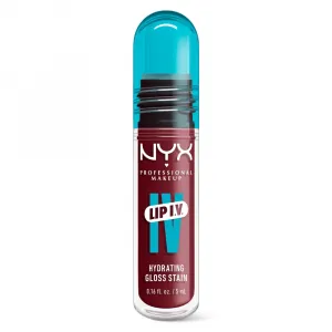 Luciu Tint de Buze NYX Professional Makeup I.V. Lip Gloss Stain Drippin`In Rose