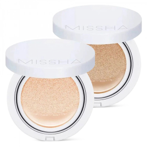 Fond de ten compact Missha Magic Cushion Moist Up 21 Light Beige