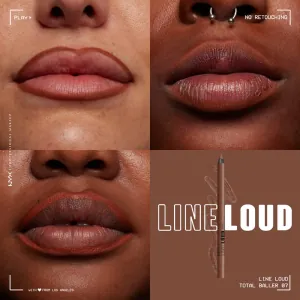 Creion buze NYX Professional Makeup Line Loud Lip Pencil Total Baller