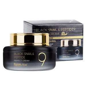 Crema Hranitoare Anti-Rid cu Extract de Melc Negru si Peptide Farmstay Perfect Cream