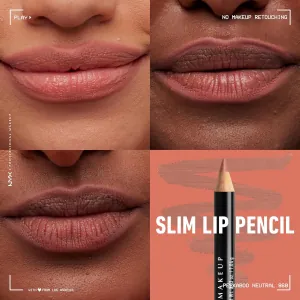 Creion buze NYX Professional Makeup Slim Lip Pencil Peekaboo Neutral