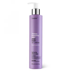 Mască reparatoare pentru neutralizarea tonurilor galbene din păr Erayba ABH Silver No-Yellow 250 ml
