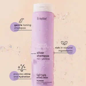Sampon Reparator pentru Neutralizarea Tonurilor Galbene ERAYBA ABH Silver Shampoo No-Yellow 250 ml