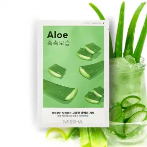 Masca Hidratanta & Calmanta Missha Airy Fit Sheet Mask #Aloe