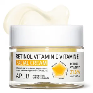Crema de Fata cu Retinol, Vitamina C si Vitamina E APLB Facial Cream