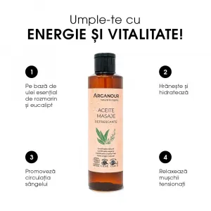 Ulei de Masaj BIO Revitalizant Arganour Refreshing Massage Oil