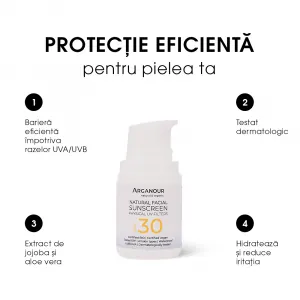 Crema BIO cu Protectie Solara Arganour Sunscreen SPF 30