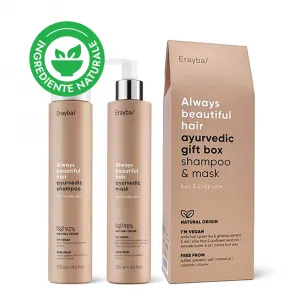 Set Cadou de Îngrijire pentru Repararea și Regenerarea părului Erayba Ayurvedic Gift Box
