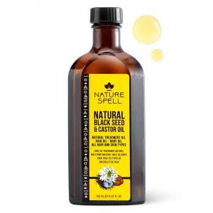 Ulei de Seminte Negre & Ricin pentru Par & Piele Nature Spell Oil for Hair and Skin