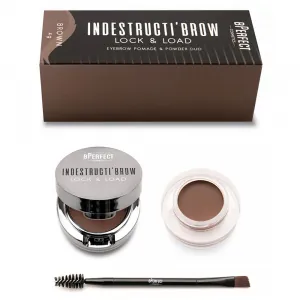 Kit sprancene BPerfect Indestructi`Brow Lock & Load Eyebrow Pomade & Powder Duo Brown