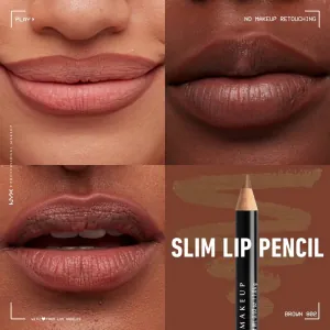 Creion buze NYX Professional Makeup Slim Lip Pencil Brown