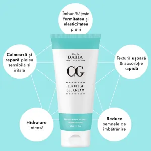 Gel Crema cu Centella Asiatica - Cos DE BAHA Centella Gel Cream 