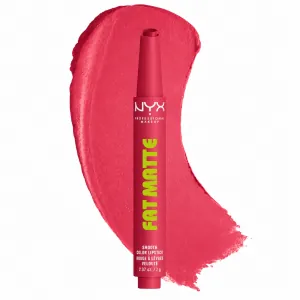 Ruj mat NYX Professional Makeup Fat Matte Smooth Color Lipstick Pink Puff