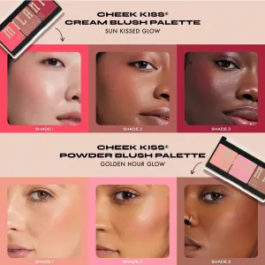 Paleta de Farduri pentru Obraz Milani Cheek Kiss Powder Blush Palette 120 Golden Hour Glow