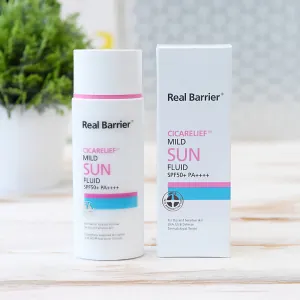 Crema cu Protectie Solara Real Barrier Cicarelief MILD SUN FLUID SPF50 PA++++