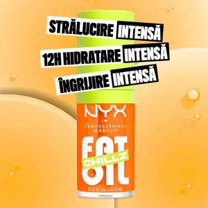 Luciu de buze NYX Professional Makeup Fat Oil Chillz Citrus Chiller