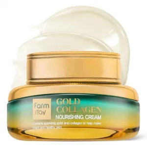 Crema Hranitoare cu Aur si Colagen Farmstay Nourishing Cream