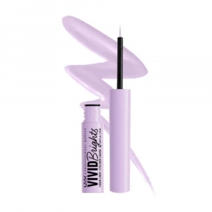 Contur de Ochi NYX Professional Makeup Vivid Bright Liquid Eyeliner Lilac Link