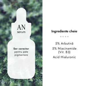 Ser cu Arbutin si Niacinamide Cos De Baha Arbutin - Niacinamide Serum AN