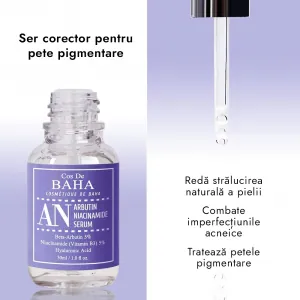 Ser cu Arbutin si Niacinamide Cos De Baha Arbutin - Niacinamide Serum AN