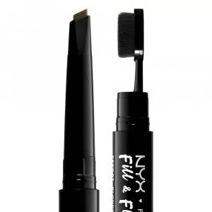 Creion 2 in 1 NYX Professional Makeup Fill & Fluff Eyebrow Pomade Pencil Ash Brown