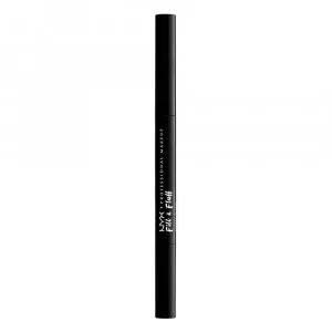 Creion 2 in 1 NYX Professional Makeup Fill & Fluff Eyebrow Pomade Pencil Clear