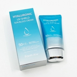 Crema Hidratanta cu Protectie Solara Farmstay Hyaluronic UV Shield Sun Block Cream SPF 50+ PA +++