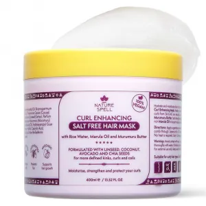 Masca pentru Par Cret & Ondulat Nature Spell Curl Enhancing Salt Free Mask