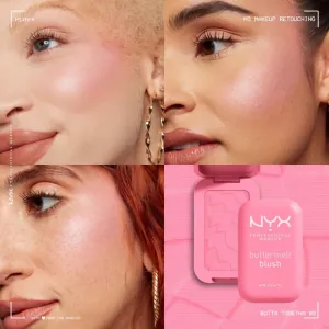 Fard de obraz NYX Professional Makeup Buttermelt Blush BUTTA TOGETHER