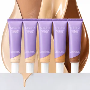 BB cream tip ser cu SPF 50+ si Niacinamide Missha Perfect Cover Serum BB Cream 20 ml