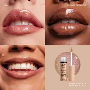 Luciu buze NYX Professional Makeup Butter Gloss Bling BRING THE BLING