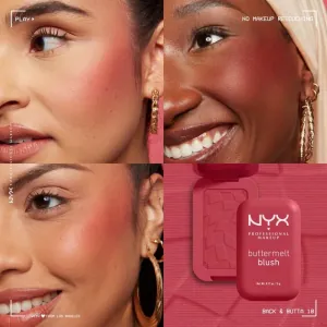 Fard de obraz Nyx Professional Makeup Buttermelt Blush BACK AND BUTTA