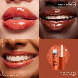 Luciu buze NYX Professional Makeup Butter Gloss Bling SHIMMER DOWN