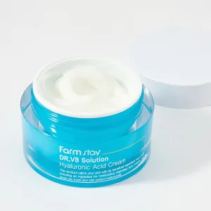 Crema de Fata Cu Acid Hialuronic Farmstay DR-V8 Solution Hyaluronic Acid Cream