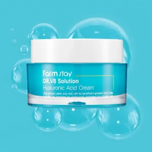 Crema de Fata Cu Acid Hialuronic Farmstay DR-V8 Solution Hyaluronic Acid Cream