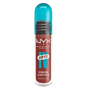 Gloss pentru buze hidratant NYX Professional Makeup Lip IV Hydrating Gloss Stain Drippin` Nude