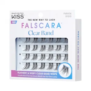Gene False Individuale Diverse Lungimi KissUSA Falscara Lashes Clear Band Multipack
